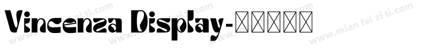 Vincenza Display字体转换